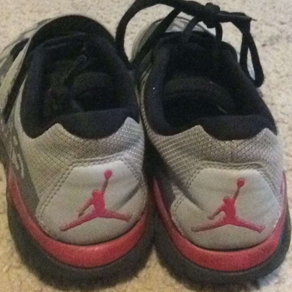 Girls Pink and Gray Jordan’s